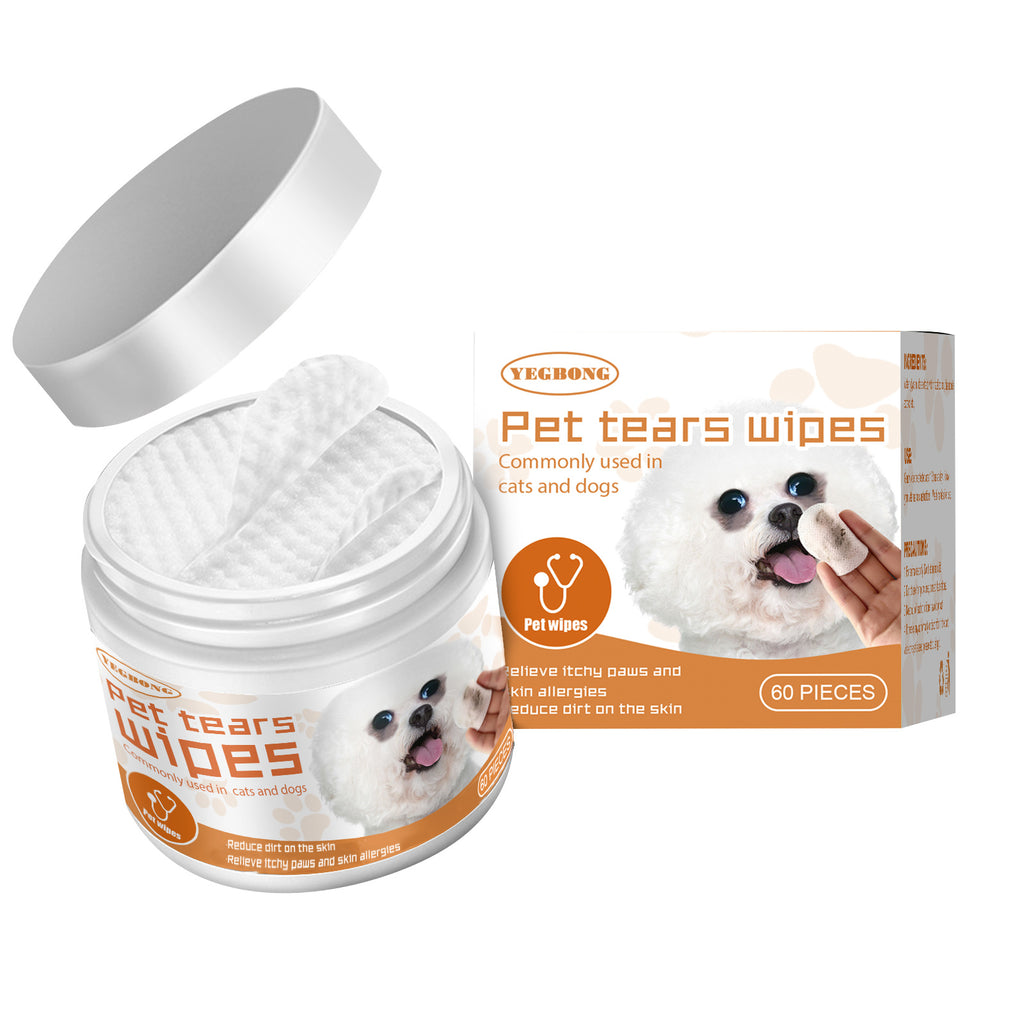 Pet Wet Wipes Cleaning Dogs And Cats Tear Stain Removal Eye Cleaning