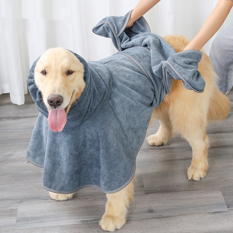 Pet Cotton Dog Bath Towel Strong Water-absorbing Bath Quick-drying