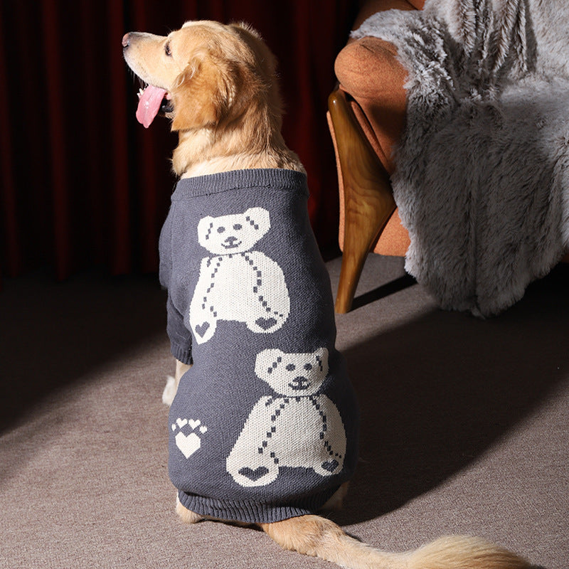 Pet Winter Warm Large Dog Thick Sweater