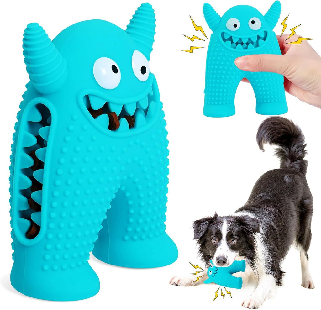 Squeaky Dog Toys For Aggressive Chewers,Durable Interactive Dog Chew