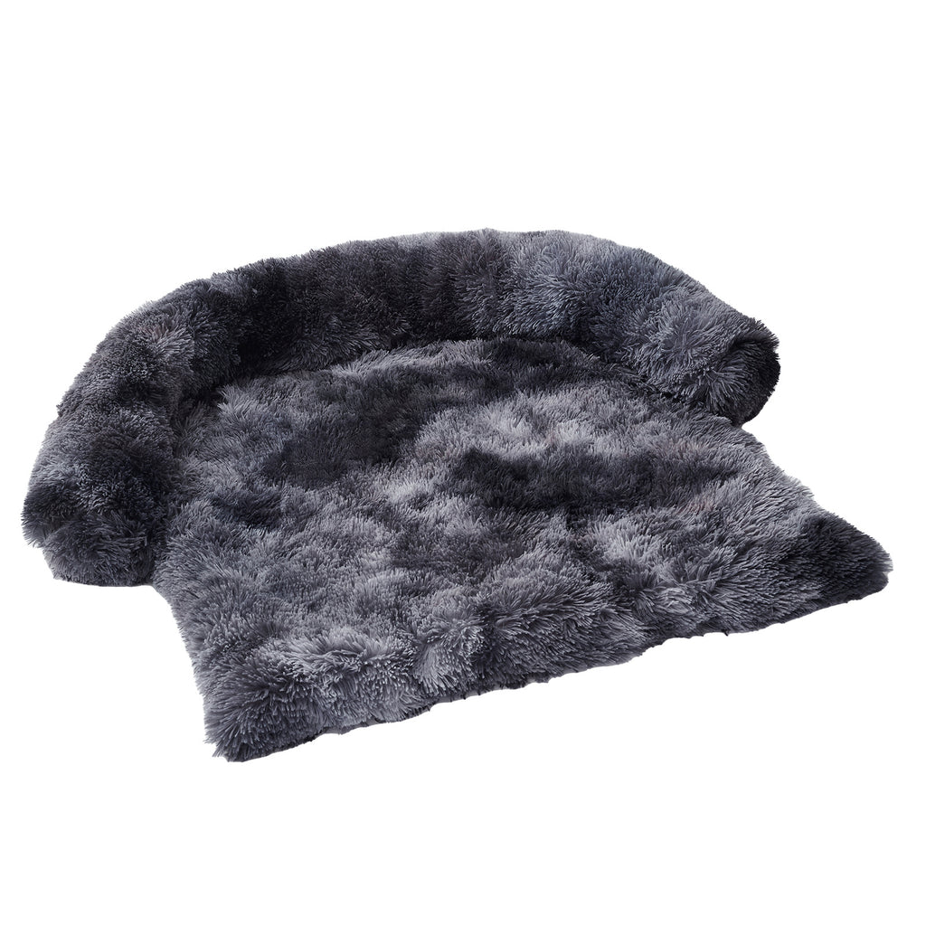 Calming Dog Bed Fluffy Plush