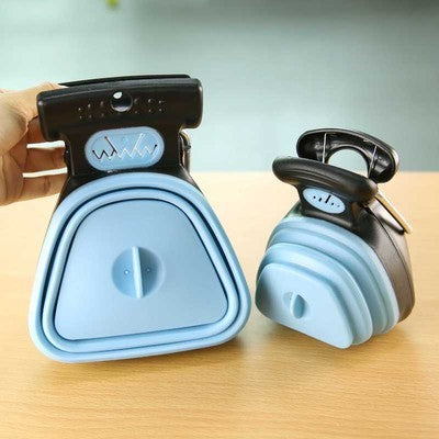 Dog Pet Travel Foldable Pooper Scooper With 1 Roll Decomposable bags