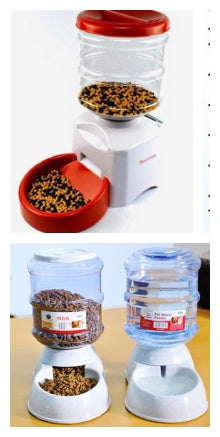 5.5L Automatic Pet Feeder with Voice Message Recording and LCD Screen