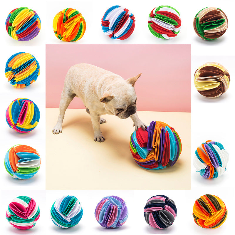 Dog Snuffle Ball Dog Training Toys Increase IQ Pet Cat Training