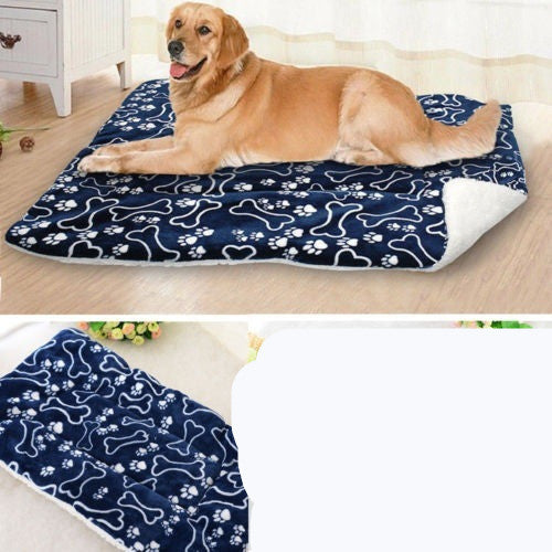 Thick Coral Fleece Mat Kennel Mat Method Blanket