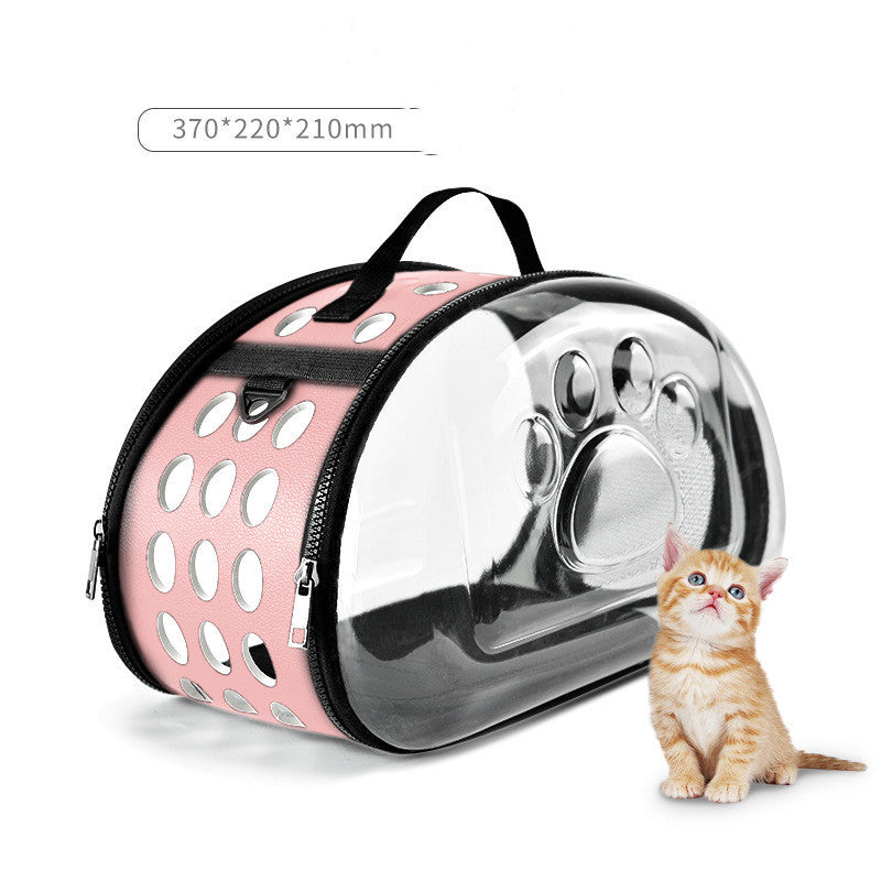 Foldable  Bag Breathable Portable Pet Carrier Bag Outdoor Travel