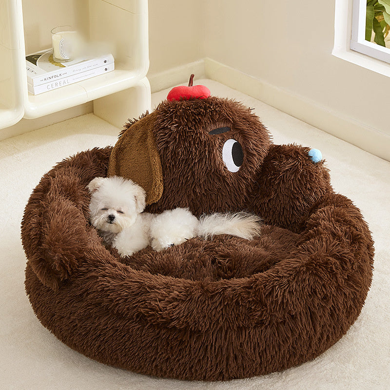 Plush Sofa Bed For Small Dogs And Cats Warm Accessories Large Dog Bed