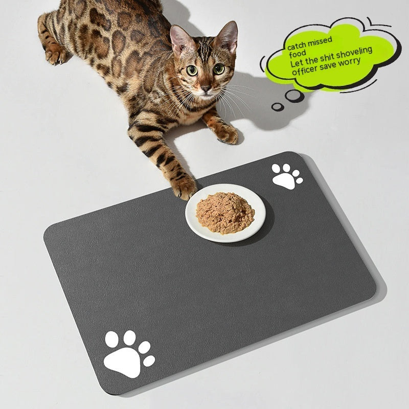 Pet Feeding Mat Dogs And Cats Placemat Washable And Reusable