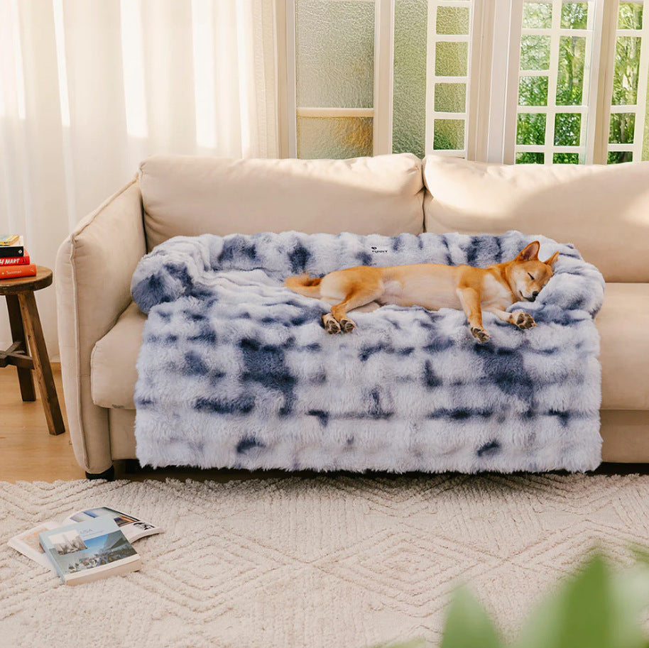 Kennel Right Angle Removable And Washable Kennel Pet Sofa Plush Kennel