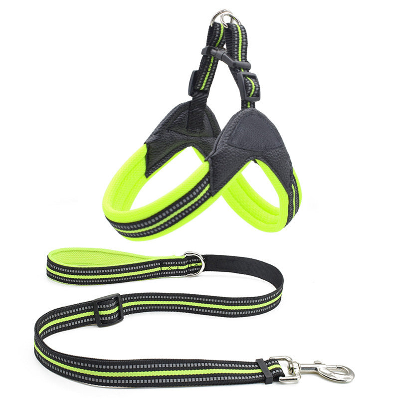 Pet chest harness traction rope set