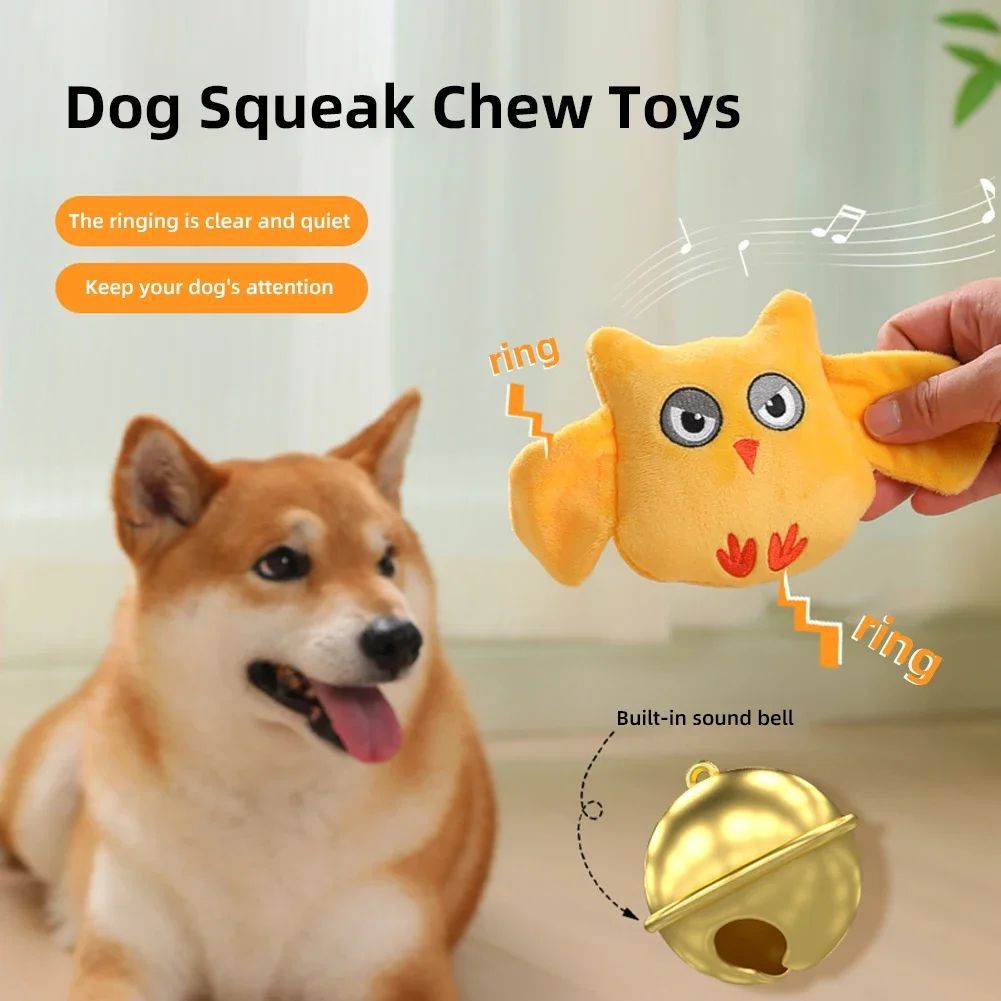 Animals Shape Squeaky Toys Plush