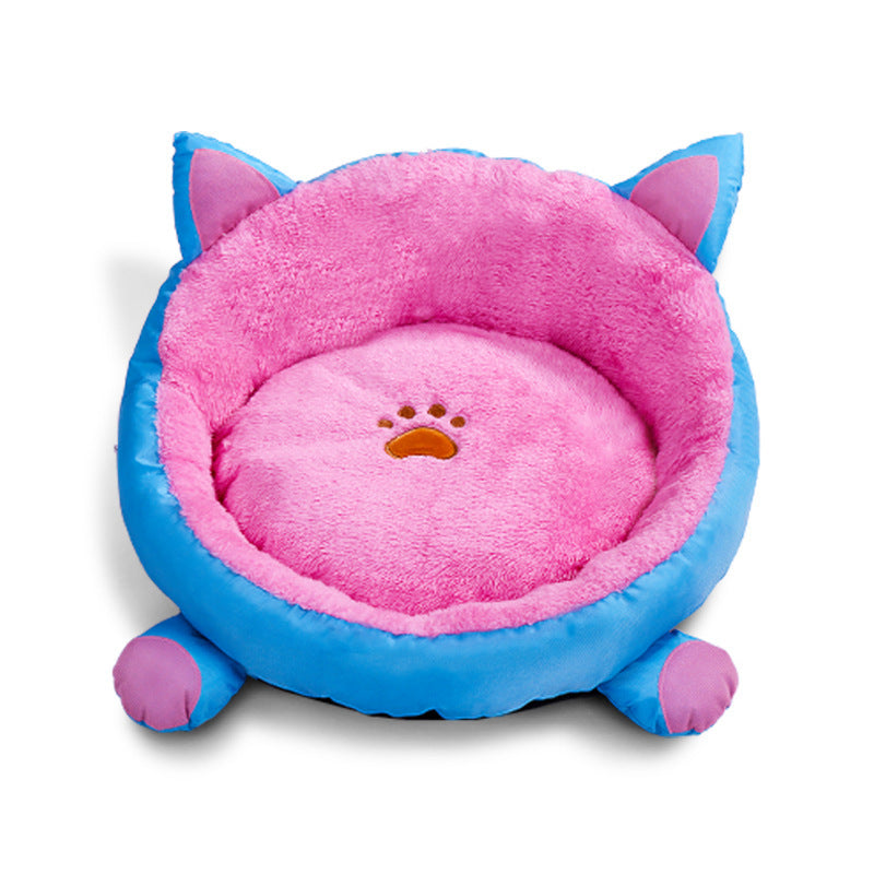 Removable and washable plus velvet pet nest