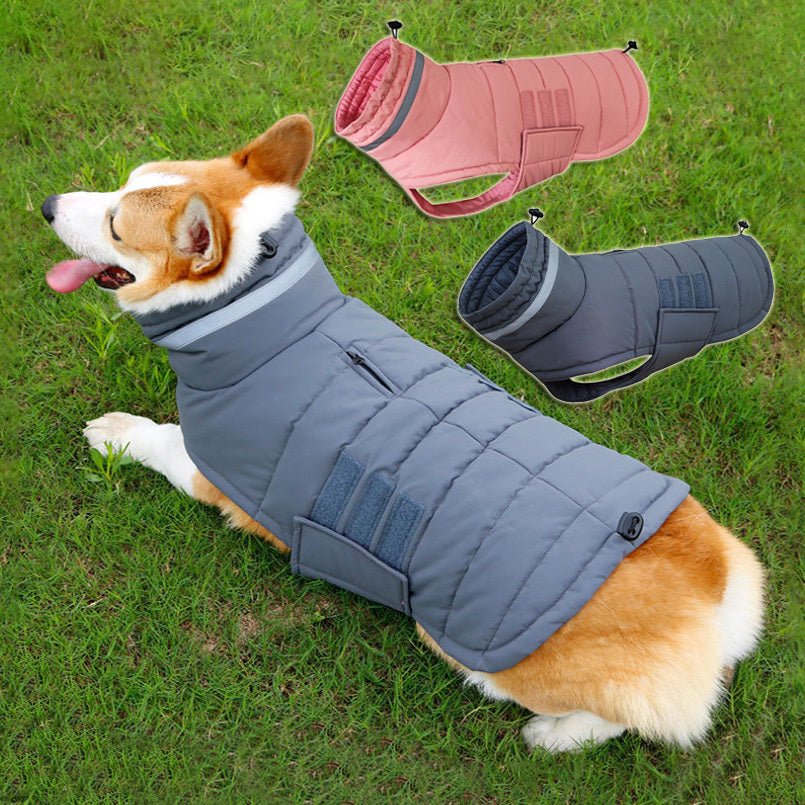 New Winter Dog Coat Waterproof Pet Clothes For Medum Large Dogs Warm Thicken