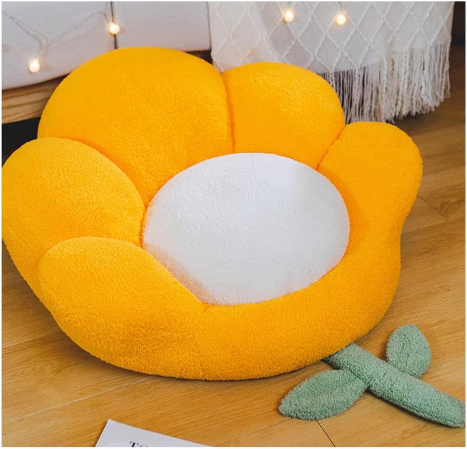 Flower Shaped Cat Nest Soft Non Slip Thick Comfortable Bed Multifunctional