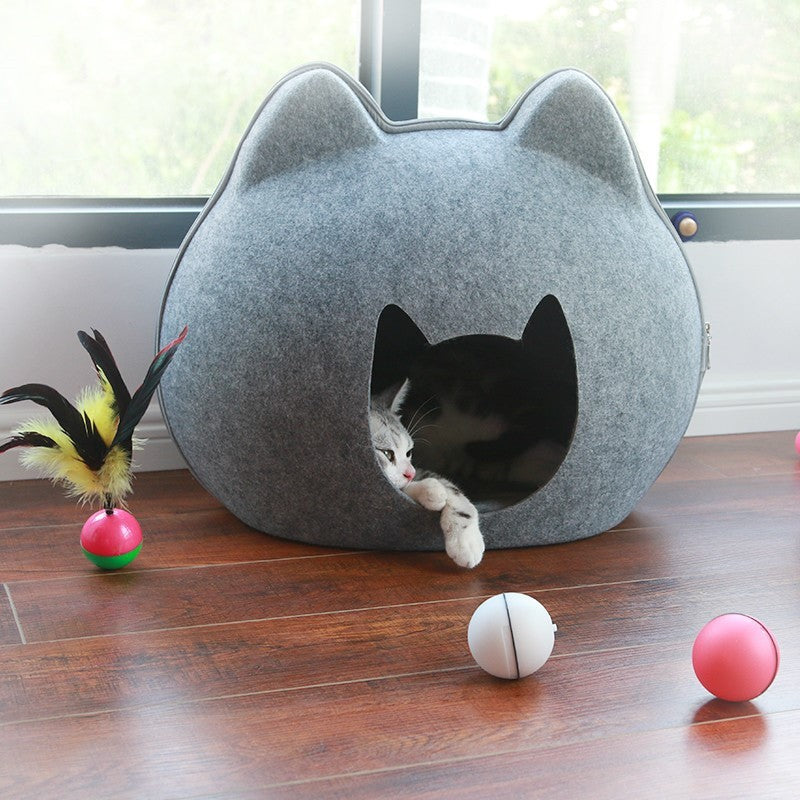 Cat Litter Enclosed Pet Cat House Cat House