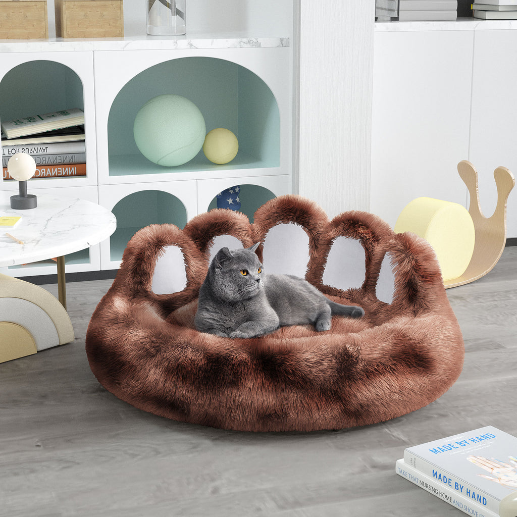 Thickened Warm Kennel For Pets With Bear Paw Shape House -