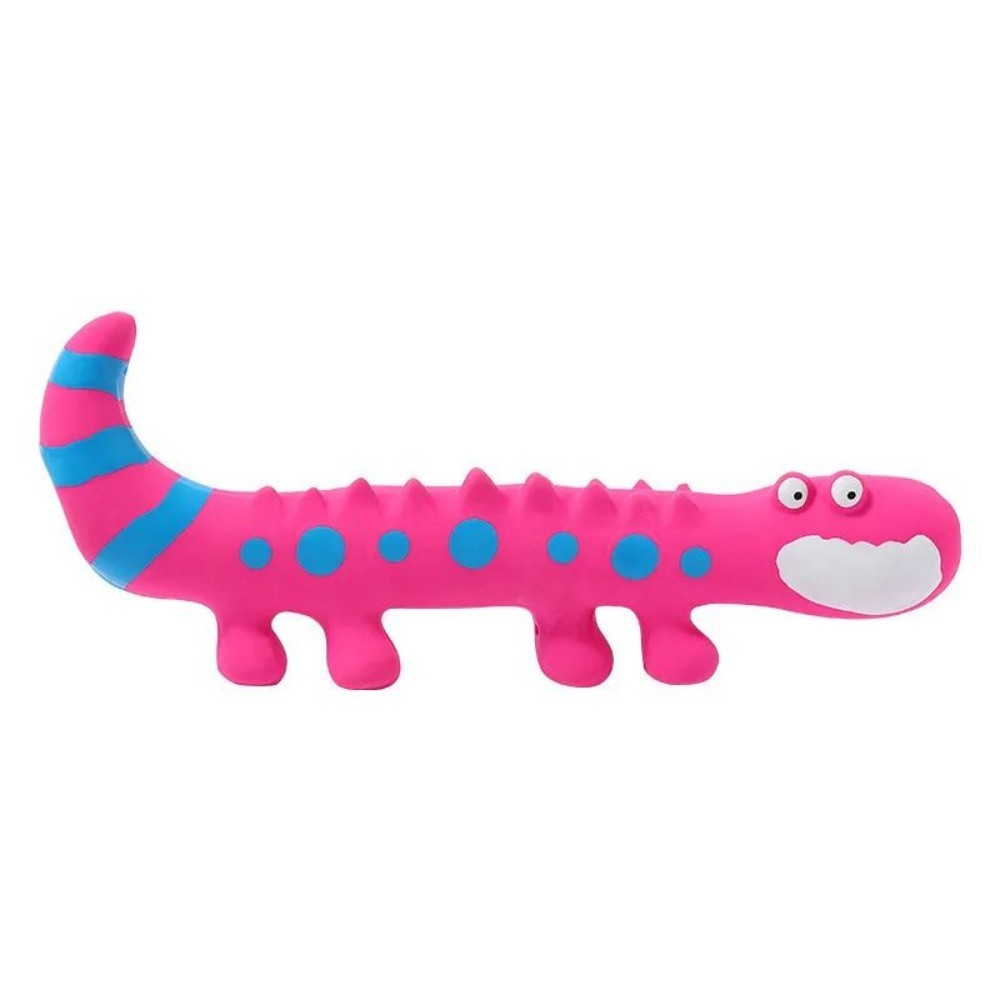 Dog Chew Toy Latex Lizard Squeaky Pet Toys For Small Medium Dogs