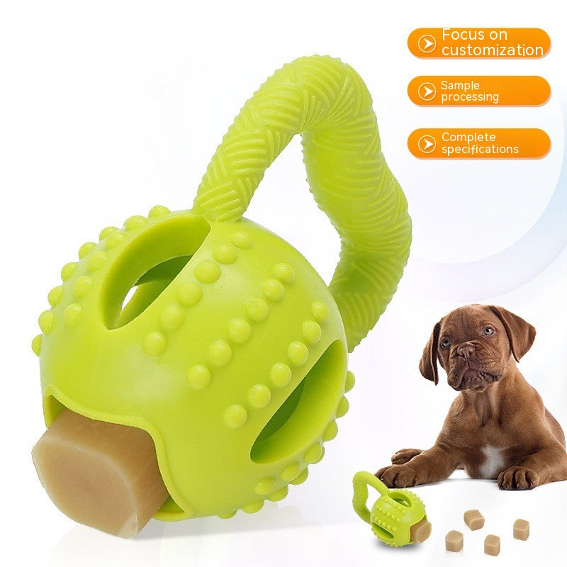 Square Pull Global Bite-resistant Molar Cleaning Cheese Ball