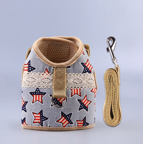 New Dog Leash Clothes Ethnic Style Suit