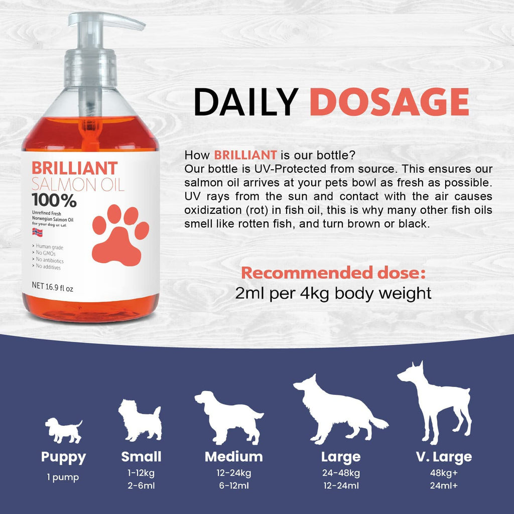 Premium Salmon Dog Pet Oil