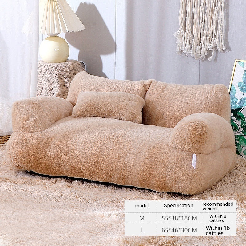 Luxury Cat Bed Sofa Winter Warm Cat Nest Pet Bed