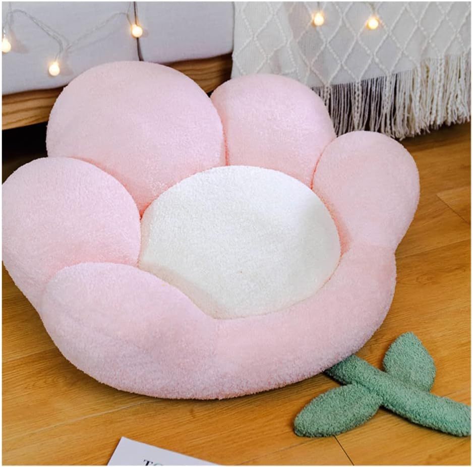 Flower Shaped Cat Nest Soft Non Slip Thick Comfortable Bed Multifunctional