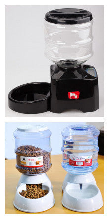 5.5L Automatic Pet Feeder with Voice Message Recording and LCD Screen