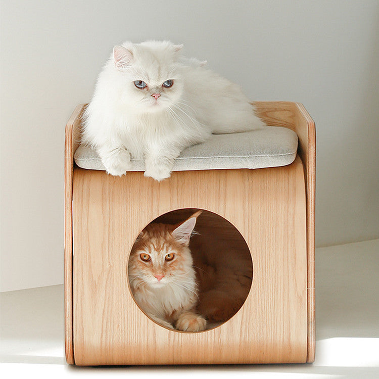 Four Seasons Universal Removable And Washable Wooden Pet Bed