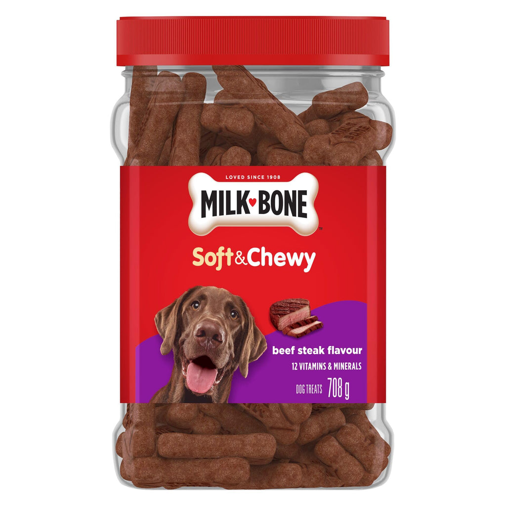 Milkbone Soft & Chewy Dog Treats, Chicken Flavour, 12 pack, 113g