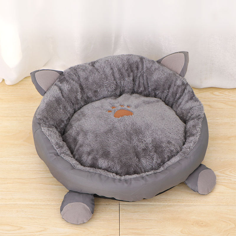 Removable and washable plus velvet pet nest