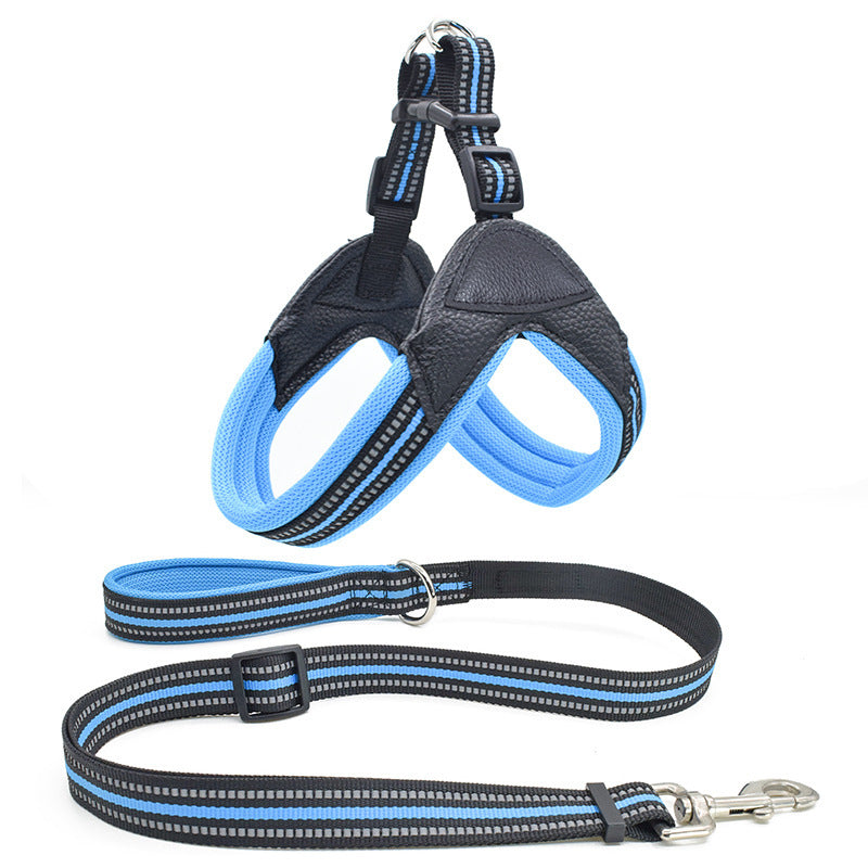 Pet chest harness traction rope set