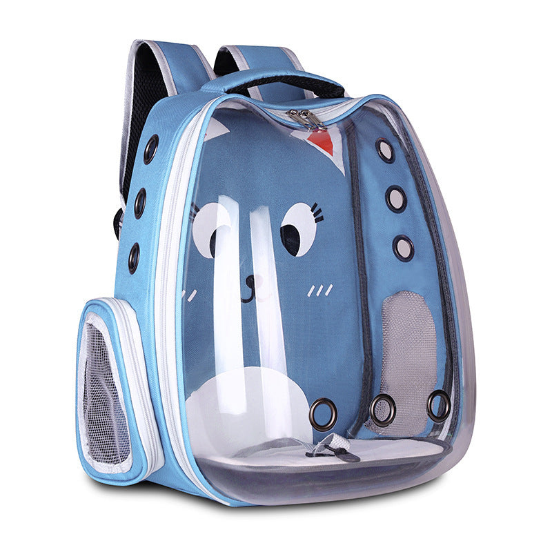 Pet Supplies Pet Backpack Convenient Pet Space Bag Breathable Shoulder