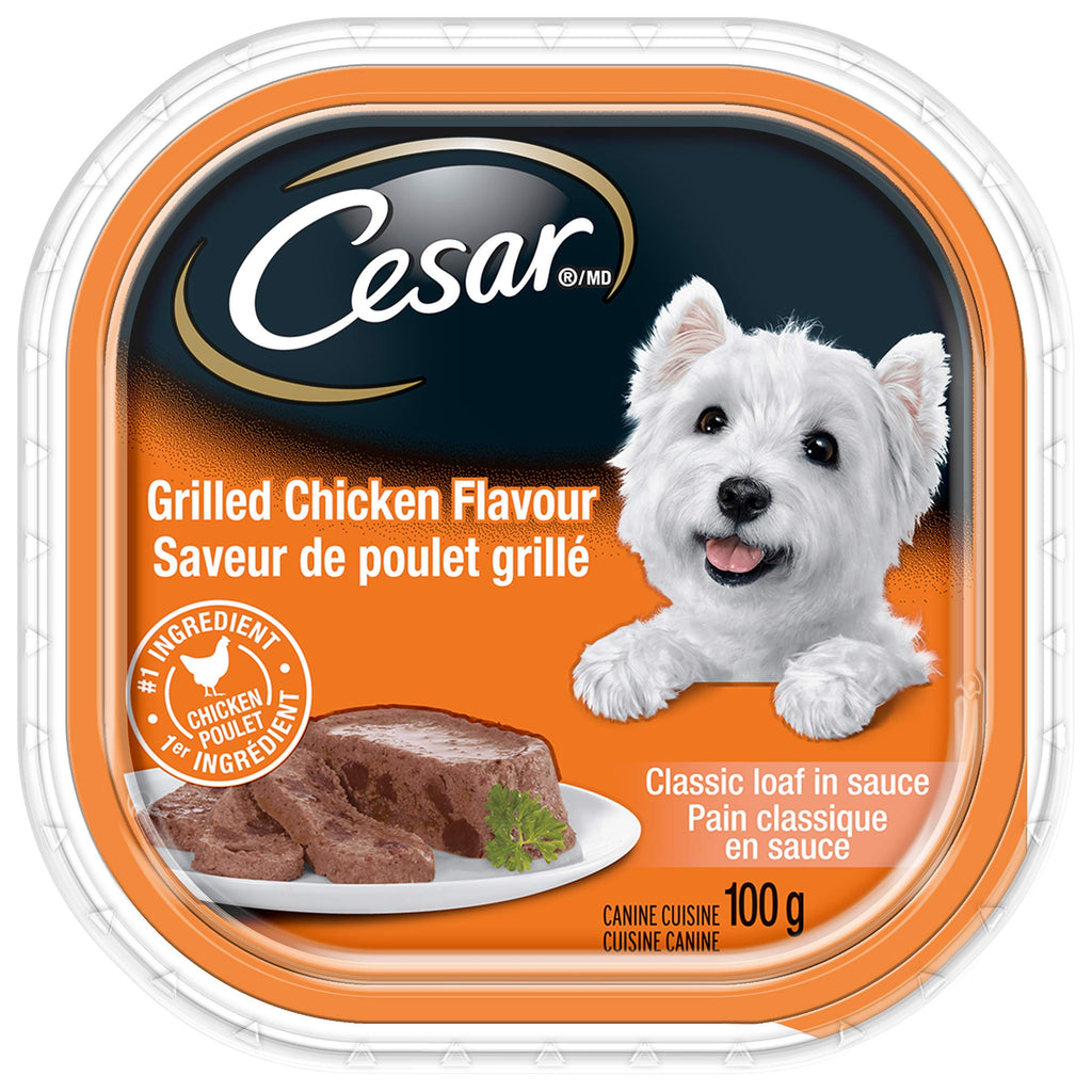 CESAR Filets In Sauce: 6 Roasted Turkey Flavour And 6 Prime Rib Flavour, 12x100g Trays