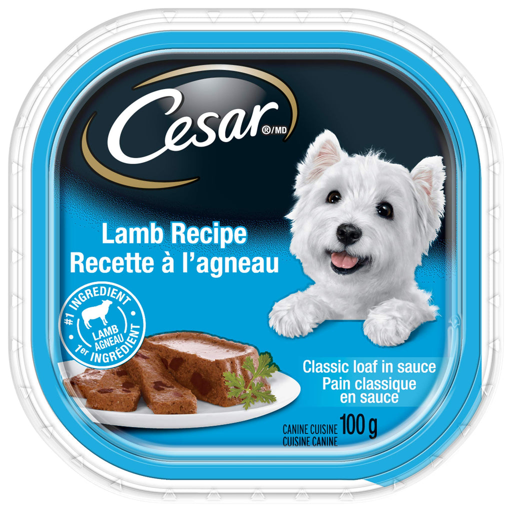 CESAR Filets In Sauce: 6 Roasted Turkey Flavour And 6 Prime Rib Flavour, 12x100g Trays