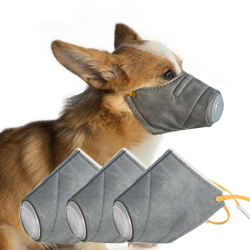 Dogs Anti-fog Haze Masks Anti Dust Gas Pollution Muzzle Dog Soft Face Cotton