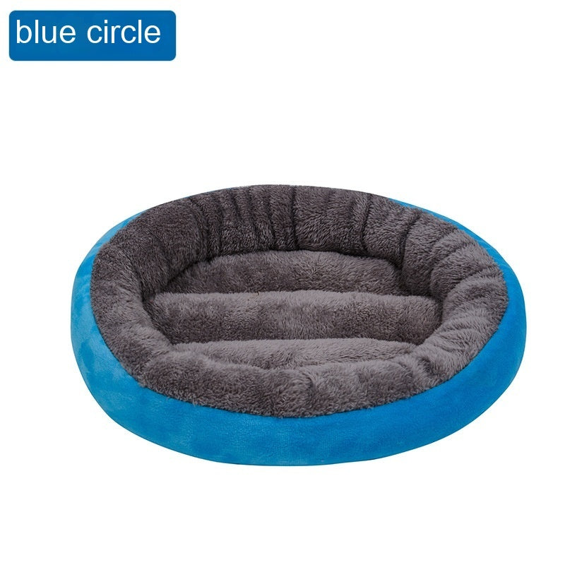 Four Seasons Pet Bed Cushion Round Warm Cathouse Doghouse