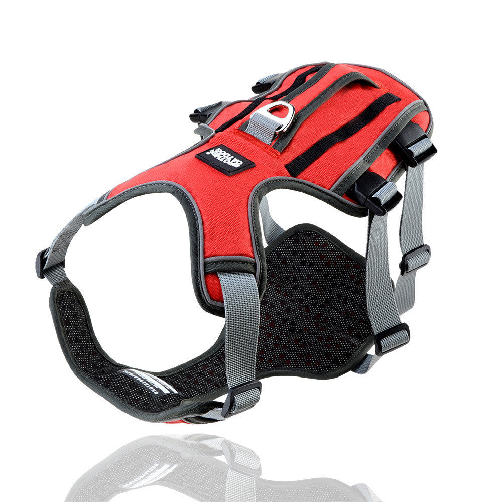 Reflective And Breathable Pet Chest Harness Vest Type Traction Rope