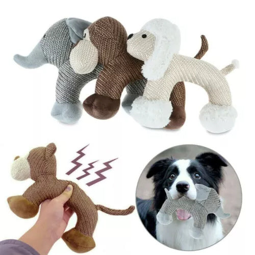 Dog Chew Toys For Small Large Dogs Bite Resistant Dog Squeaky Duck Toys