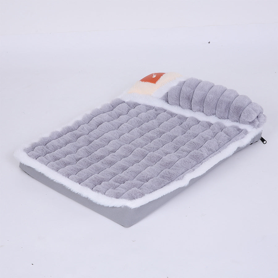 Warm And Comfortable Dog Mat For Autumn And Winter, Detachable And Washable, Suitable For Large Dogs Dog Bed Pet Supplies