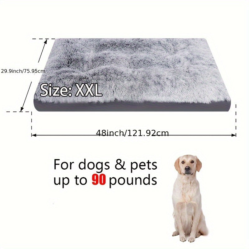 Luxury Pet Dog Bed Long Plush Cozy Warm Sleeping Beds