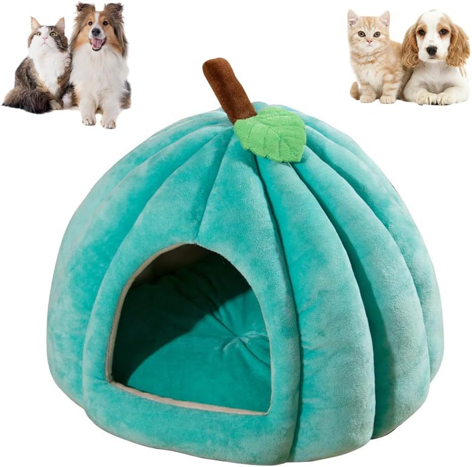 New Pumpkin Cat Beds For Indoor Cats Cute Pumpkin Shape