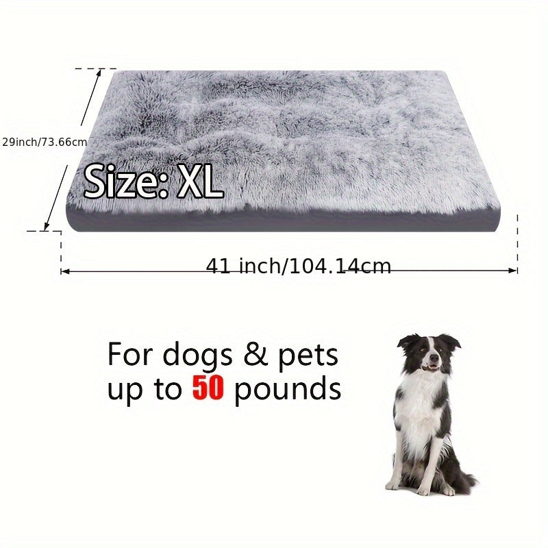 Luxury Pet Dog Bed Long Plush Cozy Warm Sleeping Beds