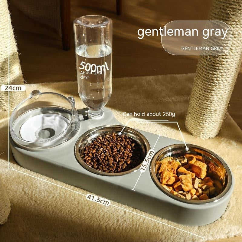 Automatic Drinking Water Protection Cervical Spine Cat Food Holder