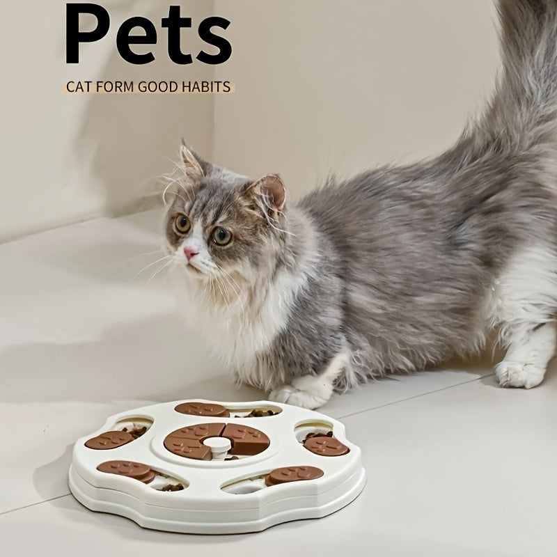 Interactive Slow Food Bowl For Pets For Dogs And Cats Training And Slow Feeding Assistant