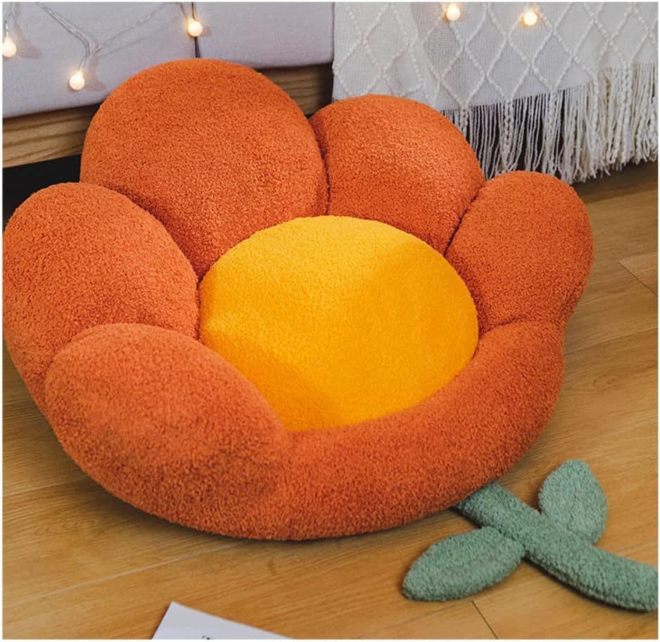 Flower Shaped Cat Nest Soft Non Slip Thick Comfortable Bed Multifunctional