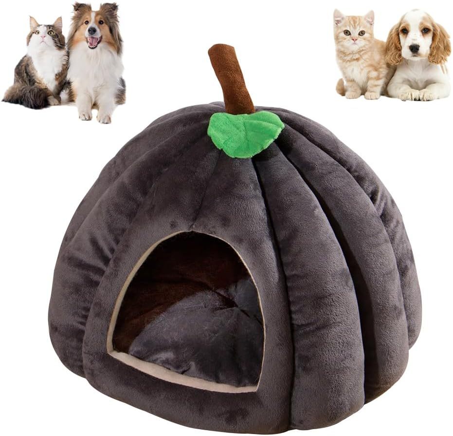 New Pumpkin Cat Beds For Indoor Cats Cute Pumpkin Shape