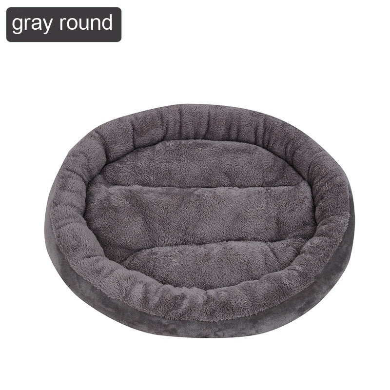 Four Seasons Pet Bed Cushion Round Warm Cathouse Doghouse