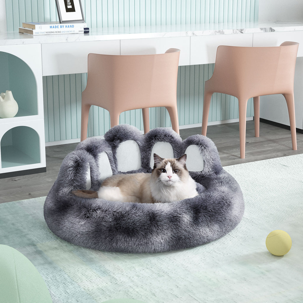 Thickened Warm Kennel For Pets With Bear Paw Shape House -