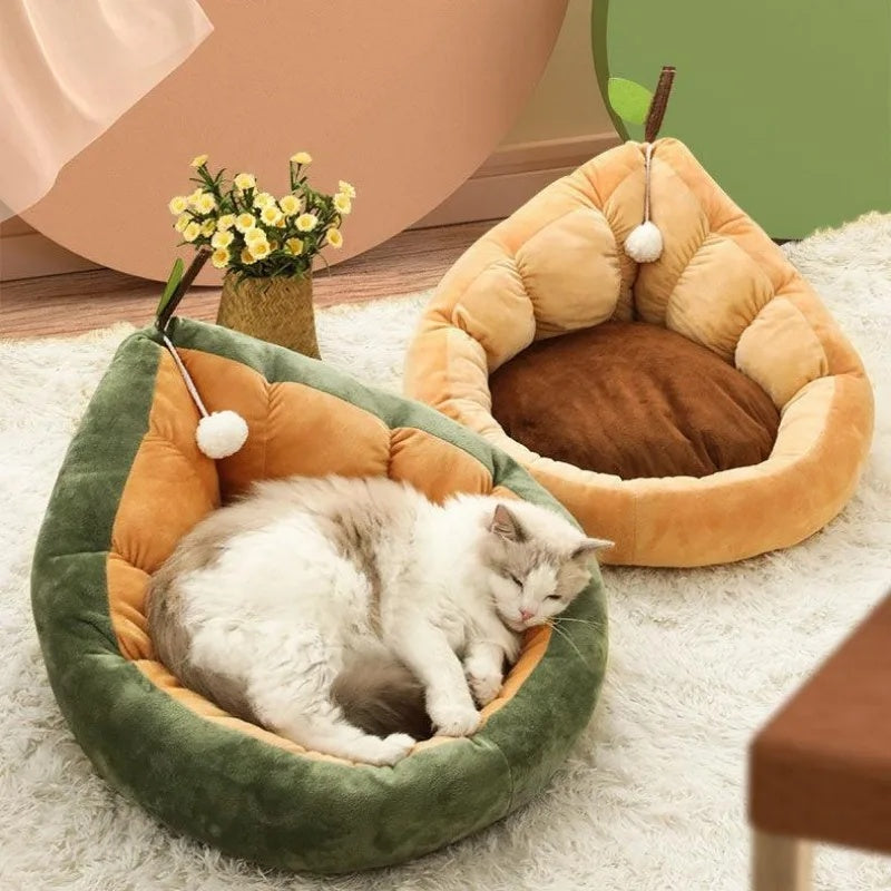 Cute Cat Kitten House Warm Soft Winter Cotton Pet Dog Cat Bed