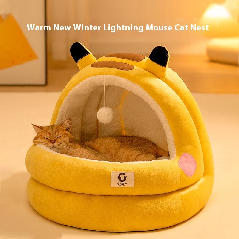 Cat Nest Four Seasons Universal Winter Warm Closed